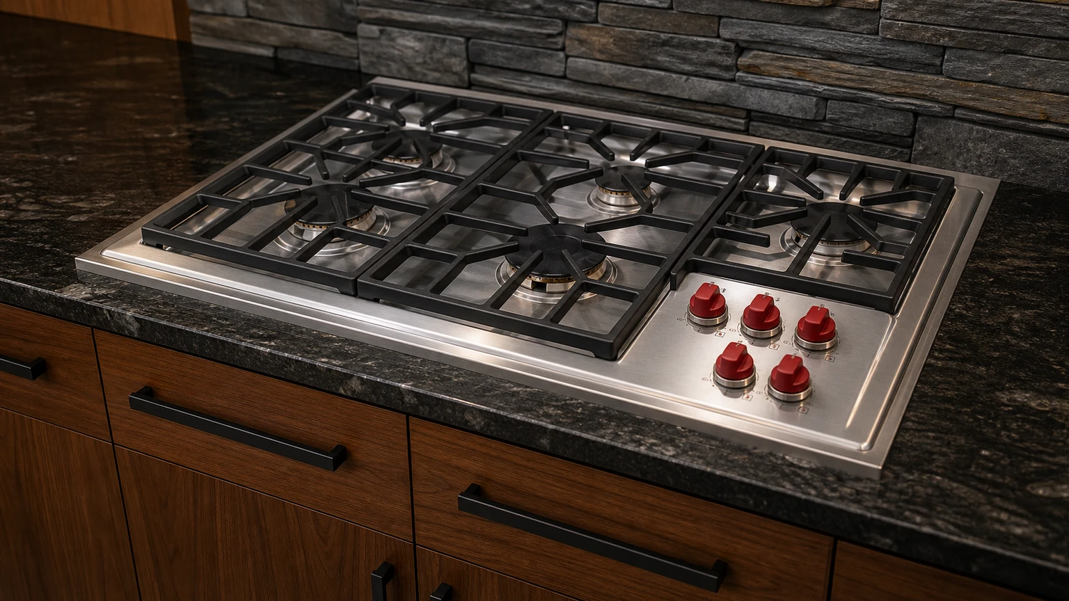 Built-in cooktop diagnostic visit in the service area